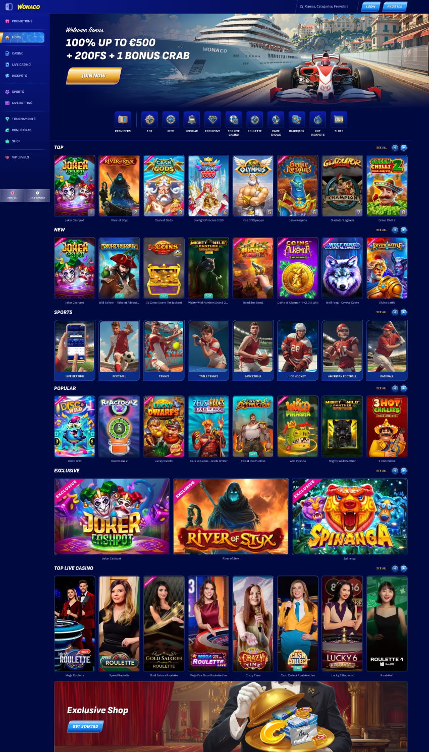 Wonaco Casino